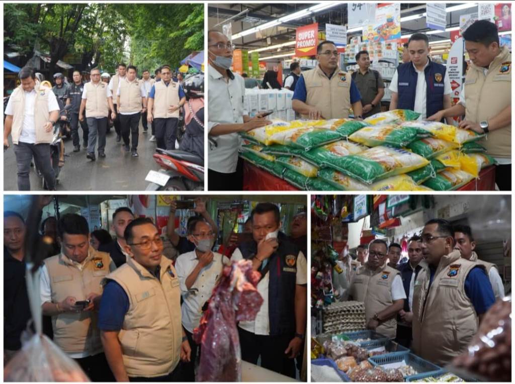 Satgas Pangan Polda Jatim Sidak ke Gresik Pastikan Ketersediaan Bahan Pokok Jelang Idul Fitri 1445&nbsp;H
