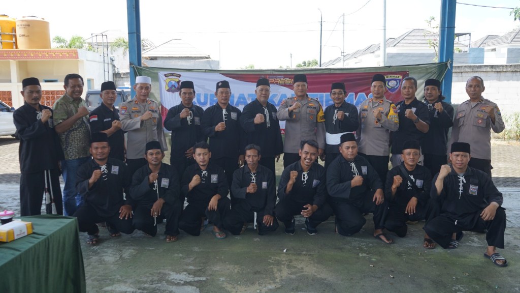 Jumat Curhat Polres Gresik Bersama PSHT Gresik Bersinergi Menjaga&nbsp;Kamtibmas