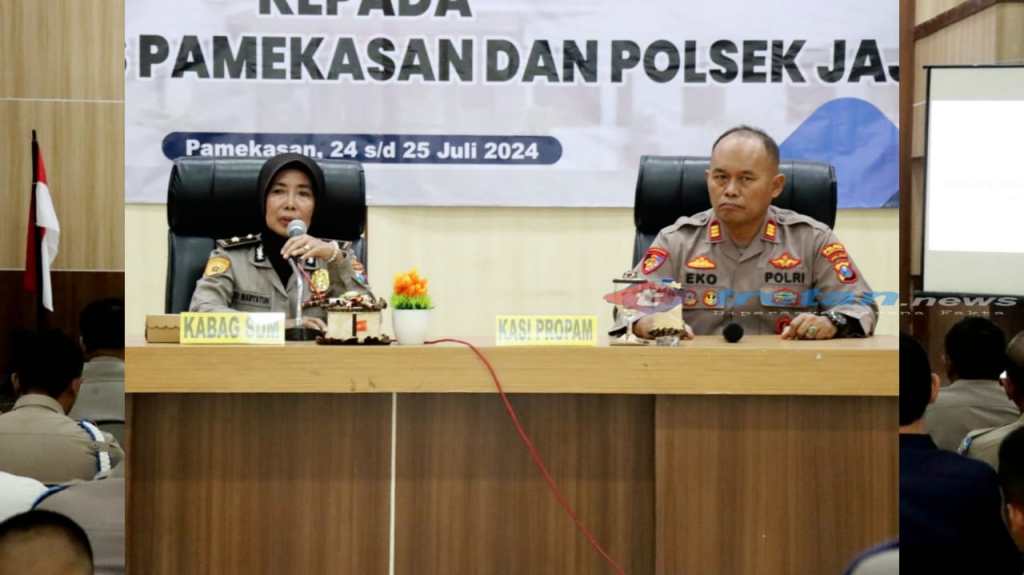 Tangkal Pelanggaran Etika, Polres Pamekasan Gelar Sosialisasi Peraturan Disiplin Kepolisian kepada Anggota&nbsp;Polri