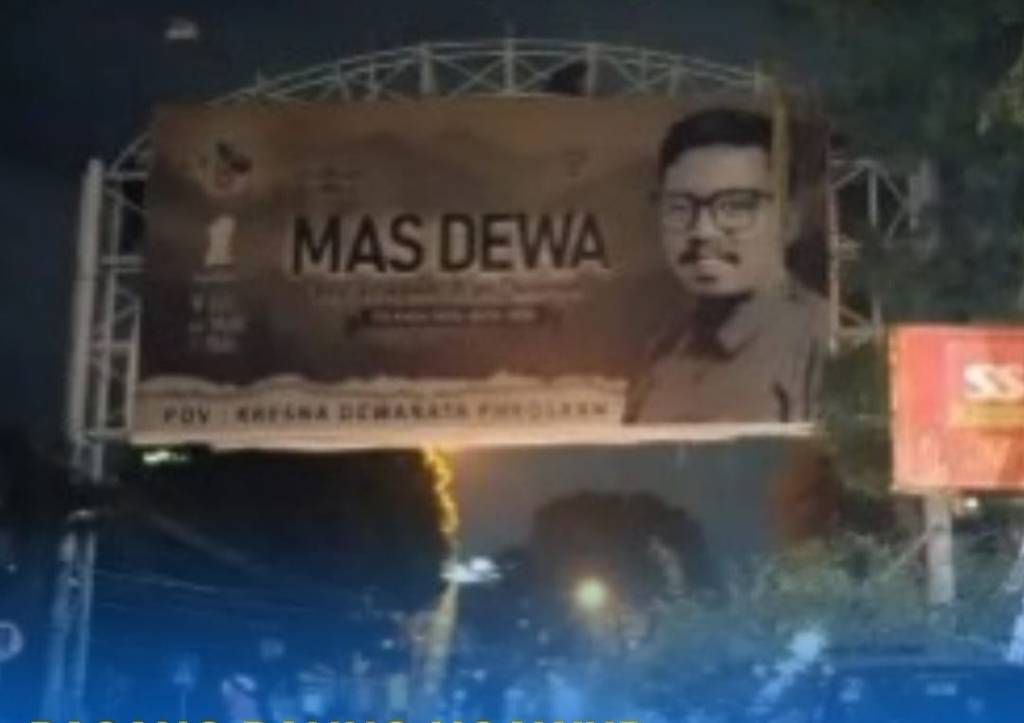 Salah Pasang, Baliho Dewa Dilepas dari Billboard Jatim Park&nbsp;Group