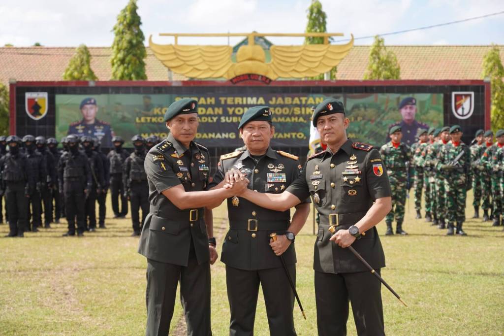 Pimpin Sertijab Komandan Sikatan, Pangdam V/Brawijaya Ingatkan Peningkatan Kualitas&nbsp;Kerja
