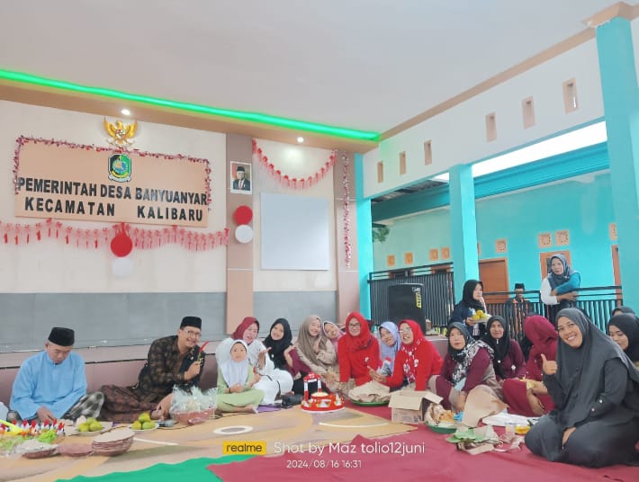 Merdeka!!! Peringati HUT RI Ke-79, Pemdes Banyuanyar Gelar&nbsp;Tasyakuran