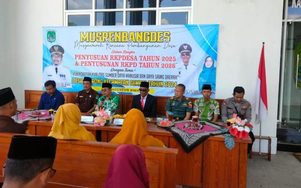 Musrembangdes Desa Ngerong Prioritas kan Peningkatan Kualitas Sumber Daya Manusia Dan Daya Saing Daerah 2025