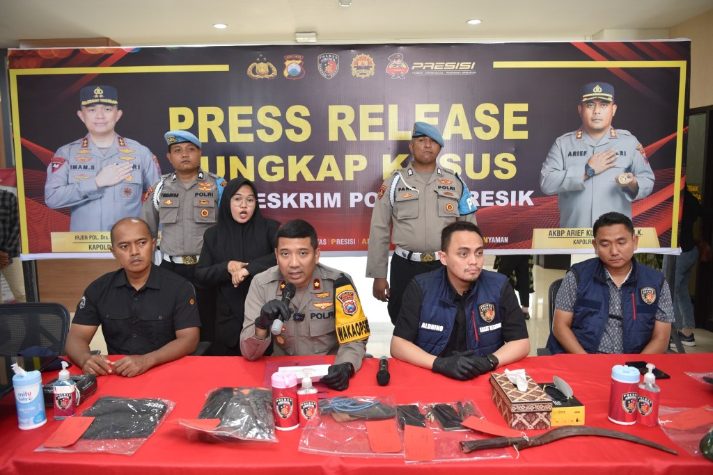 Polres Gresik Ungkap kasus Pengeroyokan hingga Meninggal Dunia, Pencurian dan Curanmor di&nbsp;Gresik