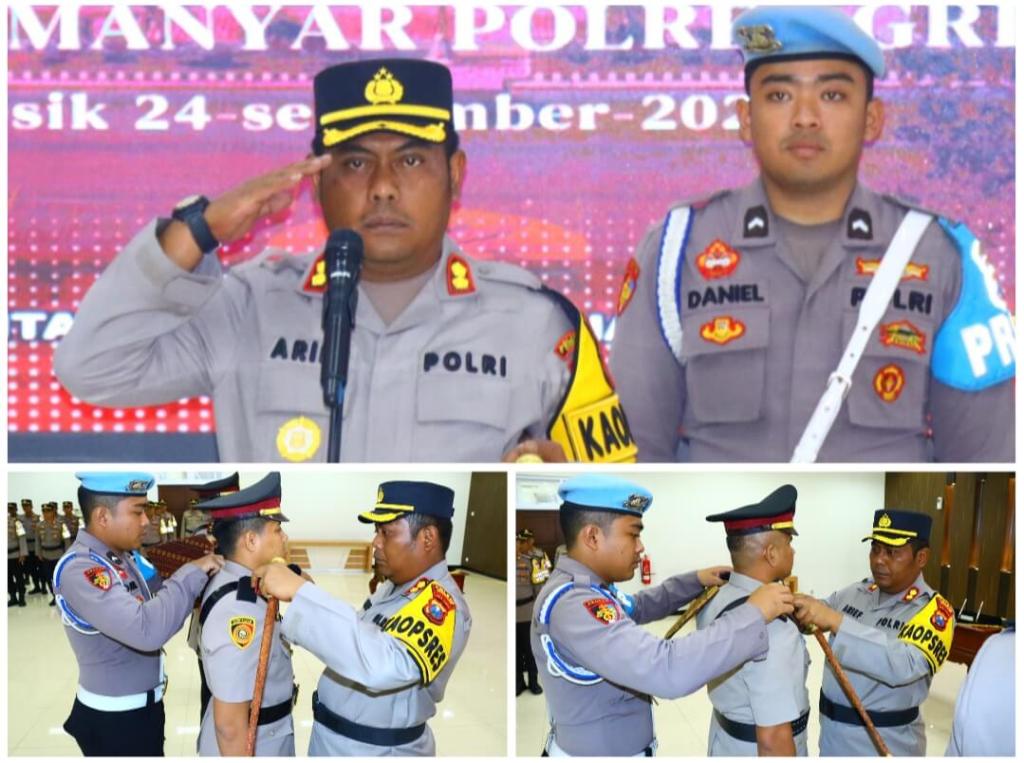 Kapolres Gresik pimpin pergantian Kasat Intelkam dan Kapolsek&nbsp;Manyar