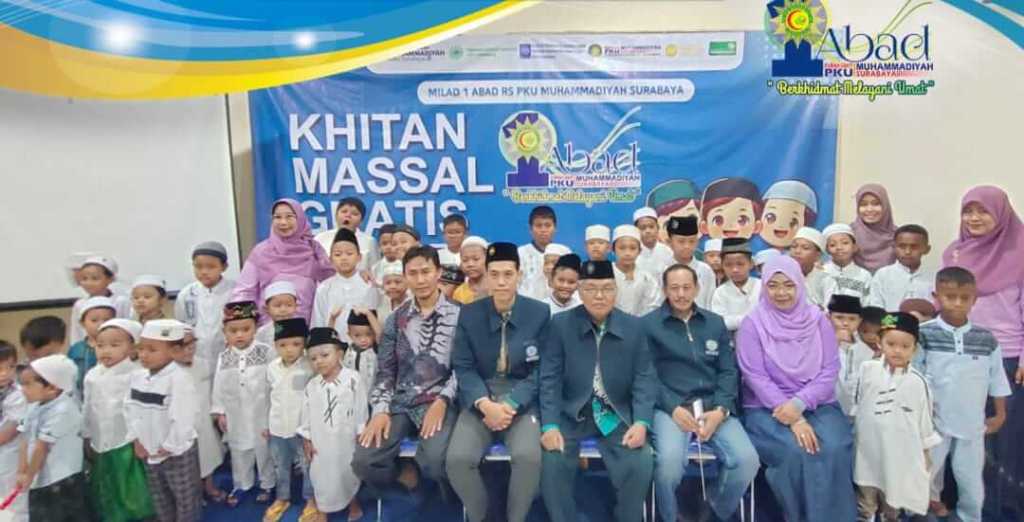 Milad Seabad RS PKU Muhammadiyah Surabaya: Khitanan Massal dan Kunjungan Prof. Dr. Haedar&nbsp;Nashir
