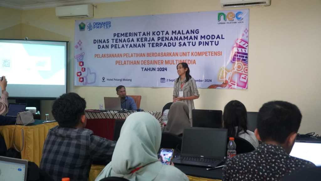 Memanfaatkan Dana Cukai, Disnaker PMPTSP Bekali Pencaker Desain&nbsp;Multimedia