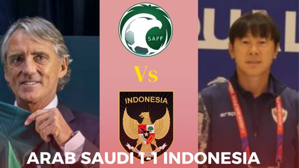 Timnas Indonesia Sukses Curi Poin di Kandang Skuad Asuhan Roberto&nbsp;Mancini